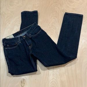 Hollister Buttonfly Straight Leg Blue Jeans Sz. 28